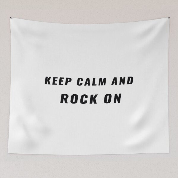 Item preview, Keep Calm And Rock On Music T-Shirt – Rock Lover Gift | Uncle Jichuan designed and sold by Uncle-Jichuan.