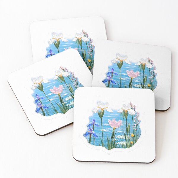 Item preview, Spring Iris Pond Magnet designed and sold by sweetie-monster.