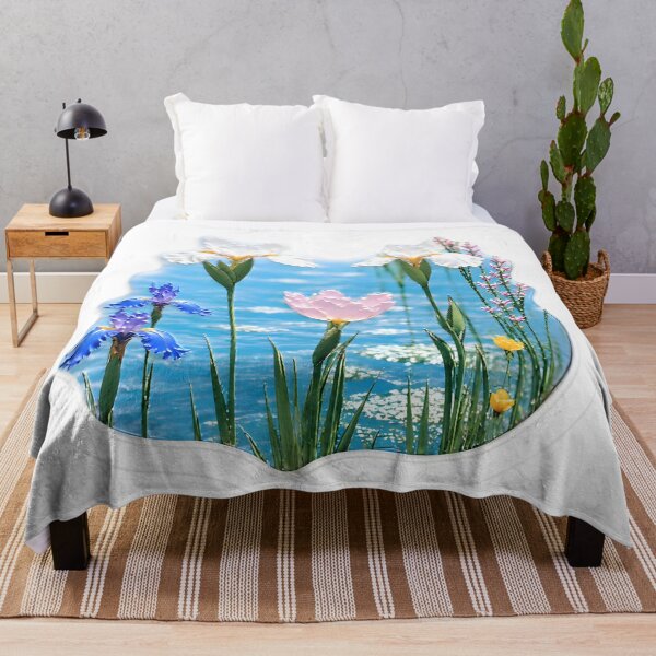 Item preview, Spring Iris Pond Magnet designed and sold by sweetie-monster.