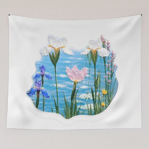 Item preview, Spring Iris Pond Magnet designed and sold by sweetie-monster.