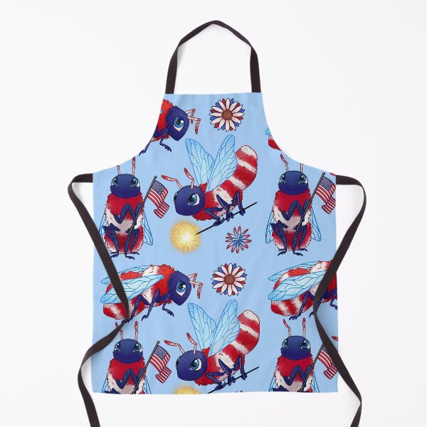 Item preview, Red, White and Bee designed and sold by DoodleBugPress.