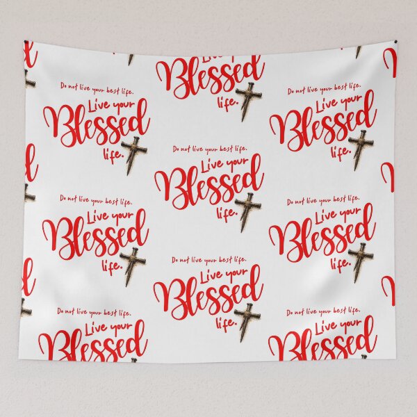 Item preview, Live your Blessed life - cherry designed and sold by Cane & Abel Creations ..