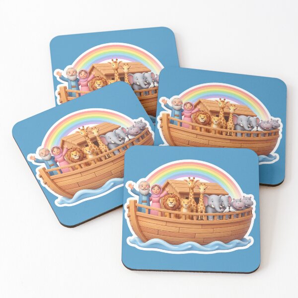 Item preview, Cute 3D Noah's Ark Cartoon Sticker designed and sold by RRRShop.