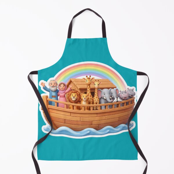 Item preview, Cute 3D Noah's Ark Cartoon Sticker designed and sold by RRRShop.