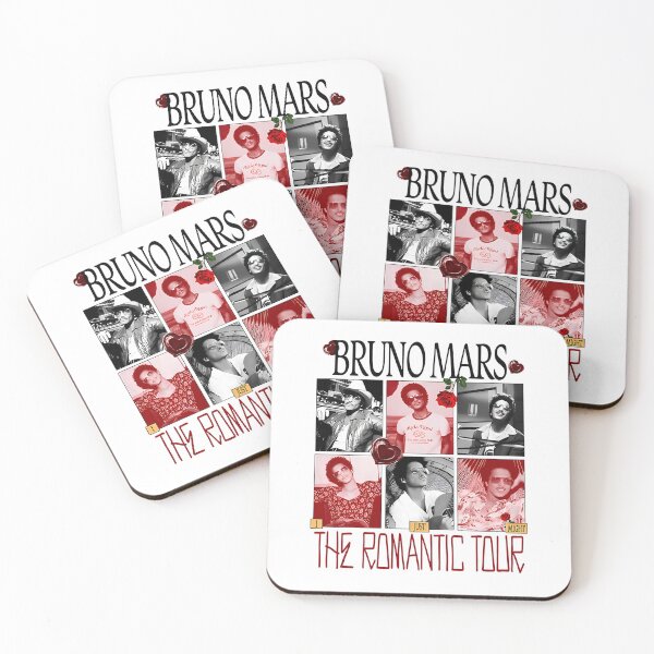 Item preview, Bruno Mars Retro Romantic Tour Collage Art designed and sold by Sunnay1989.