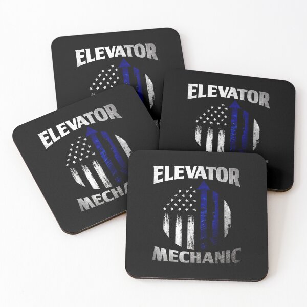Item preview, Elevator Mechanic American Flag designed and sold by goombi-creative.