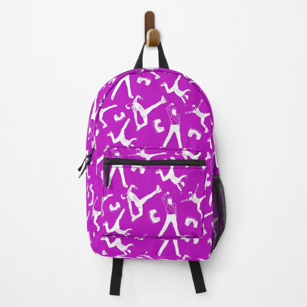Item preview, Male Figure Skaters White Designs on Eggplant Purple designed and sold by Purposely Designed.