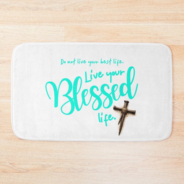 Item preview, Live your Blessed life - wintergreen designed and sold by Cane & Abel Creations ..