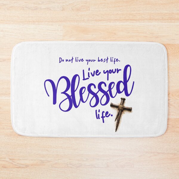 Item preview, Live your Blessed life - blueberry designed and sold by Cane & Abel Creations ..