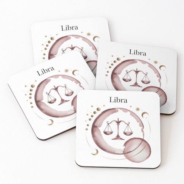 Item preview, Libra Zodiac Watercolor Celestial Art – Elegant Astrology Design designed and sold by Cool-cat-art.