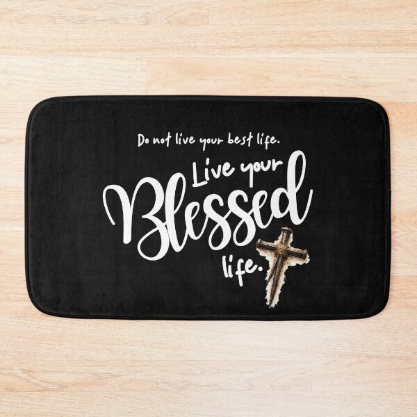 Item preview, Live your Blessed life - white designed and sold by Cane & Abel Creations ..