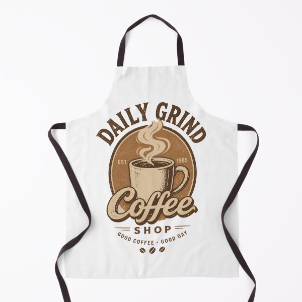 Item preview, Vintage Daily Grind Coffee Shop Logo Design designed and sold by aashcreat.
