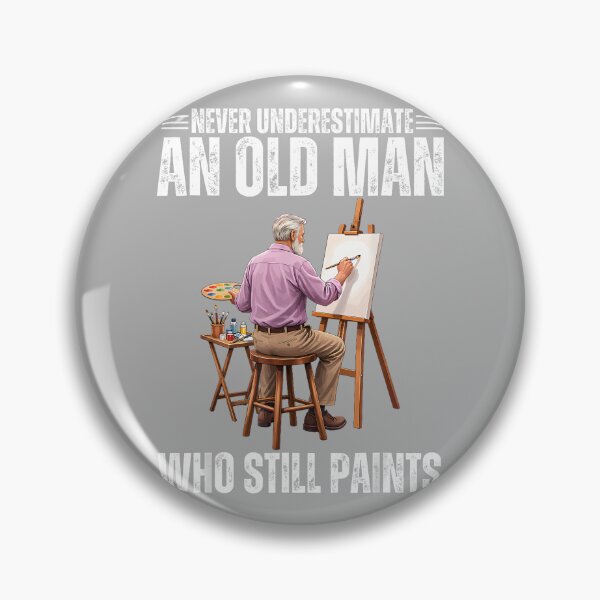 Item preview, Proud Old Man Painter Funny Dad Grandpa Father’s Day designed and sold by GreggRoss.