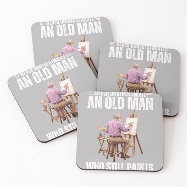 Item preview, Proud Old Man Painter Funny Dad Grandpa Father’s Day designed and sold by GreggRoss.