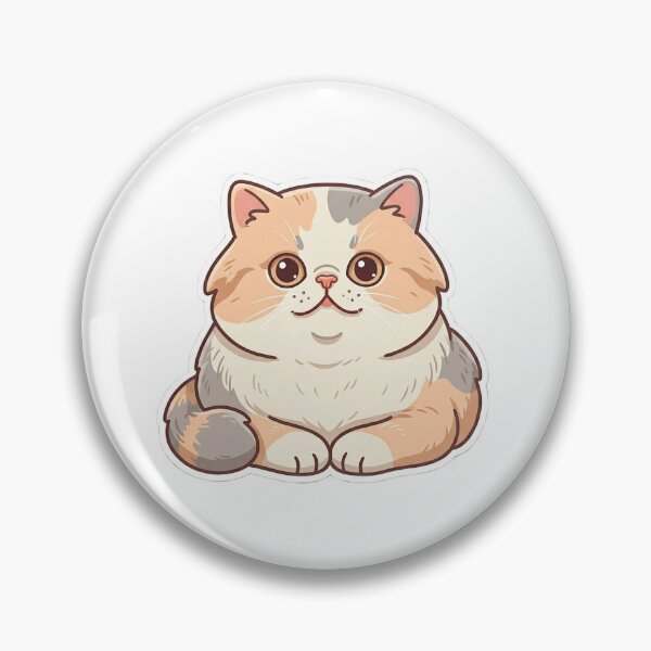 Item preview, Cute Fluffy Calico Cat designed and sold by ajamzbox.