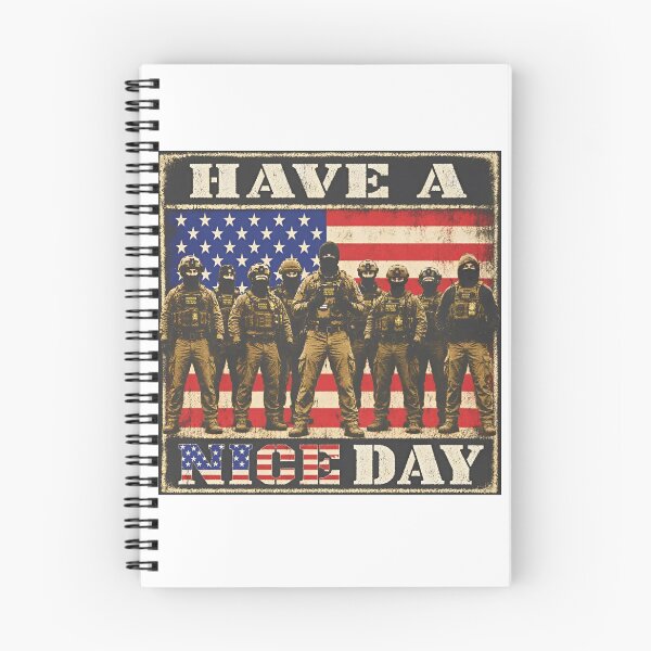Item preview, Have A Nice Day Soldiers Flag designed and sold by RamneekFraty.