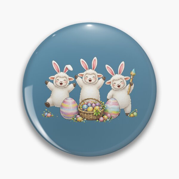 Item preview, Easter Sheep Bunny Ears Eggs designed and sold by miuukiuu.