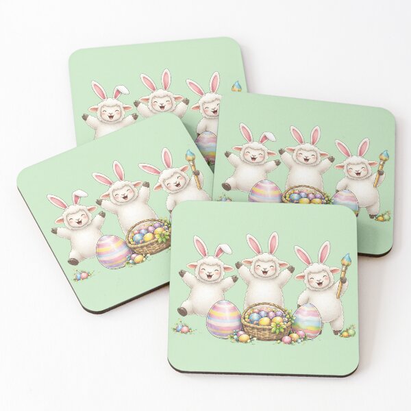 Item preview, Easter Sheep Bunny Ears Eggs designed and sold by miuukiuu.