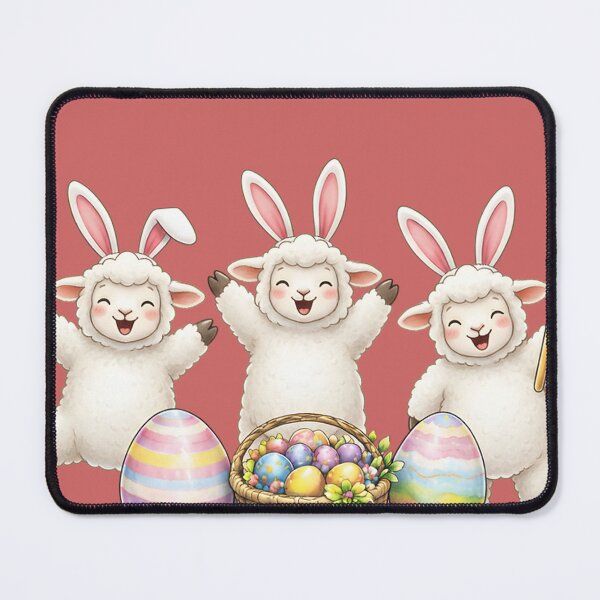 Item preview, Easter Sheep Bunny Ears Eggs designed and sold by miuukiuu.