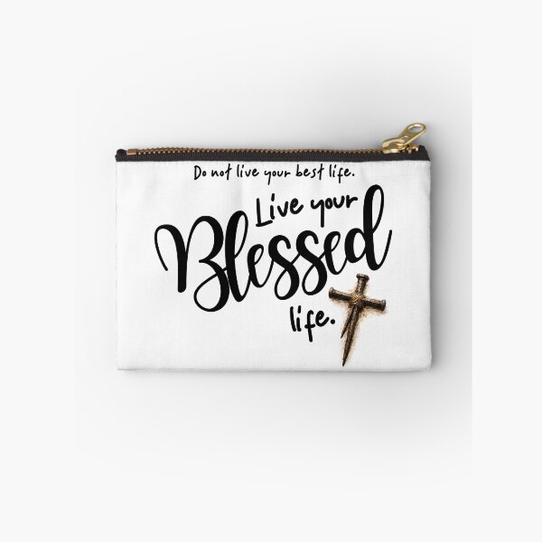 Item preview, Live your Blessed life - black designed and sold by Cane & Abel Creations ..