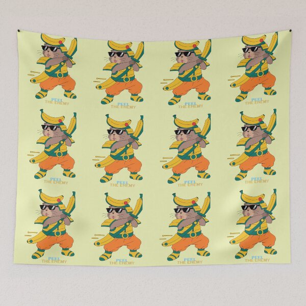 Item preview, Peel the Enemy - Banana Capybara designed and sold by Mousy17.