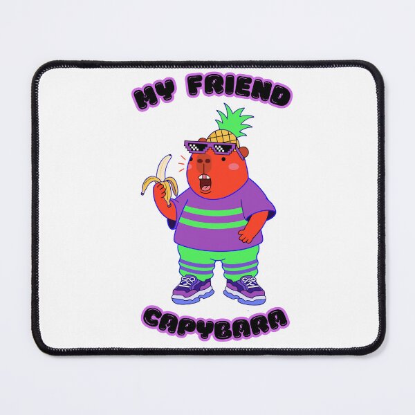 Item preview, My Friend Capybara - Cool Pineapple Vibes designed and sold by Mousy17.