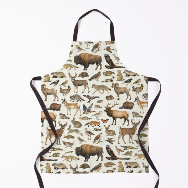Item preview, Animals of the Great Plains Retro Style Identification Chart designed and sold by kakarikihill.