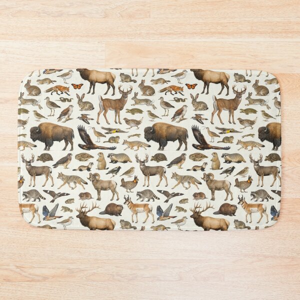 Item preview, Animals of the Great Plains Retro Style Identification Chart designed and sold by kakarikihill.