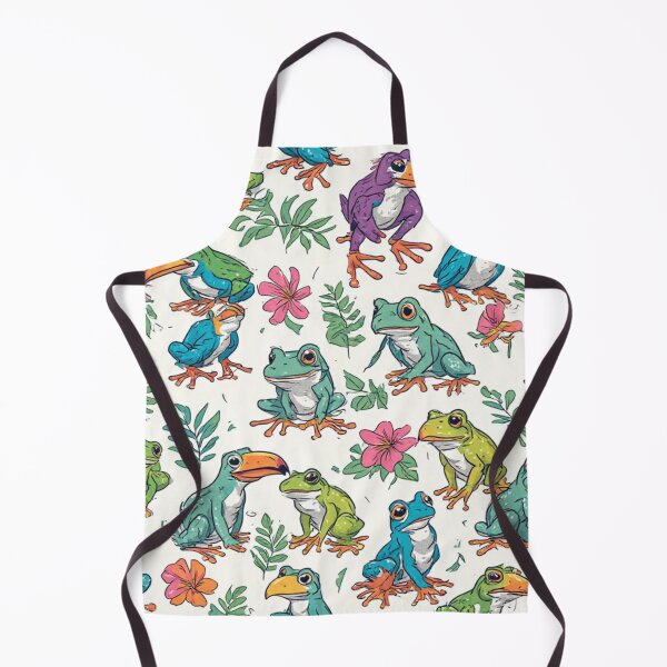 Item preview, Dodo Bird and Frog Seamless Pattern Tropical Jungle Art designed and sold by dcohea.