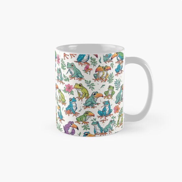 Item preview, Dodo Bird and Frog Seamless Pattern Tropical Jungle Art designed and sold by dcohea.