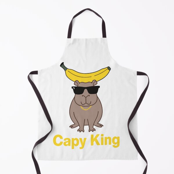 Item preview, Capy King - Cool Capybara with Banana Crown designed and sold by Mousy17.