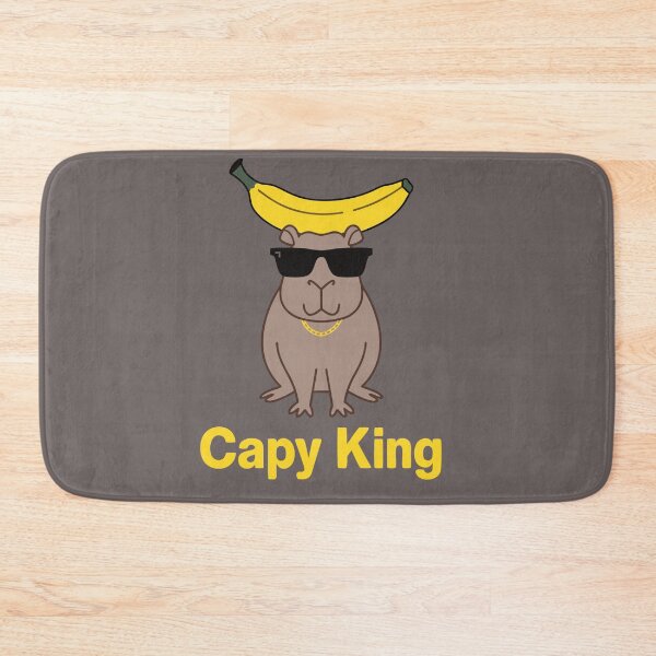 Item preview, Capy King - Cool Capybara with Banana Crown designed and sold by Mousy17.