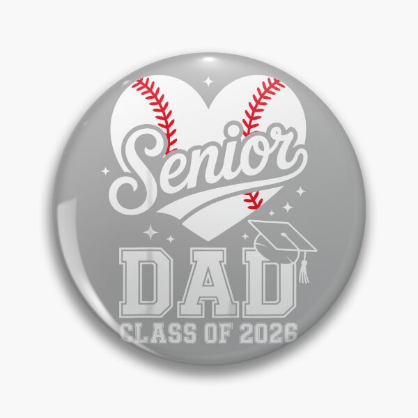 Item preview, Proud Senior Dad Class of 2026 Baseball Graduation Heart Dad designed and sold by GreggRoss.