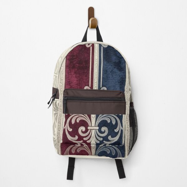 Item preview, Burgundy & Midnight Blue Striped Baroque designed and sold by DesignsByPrnces.