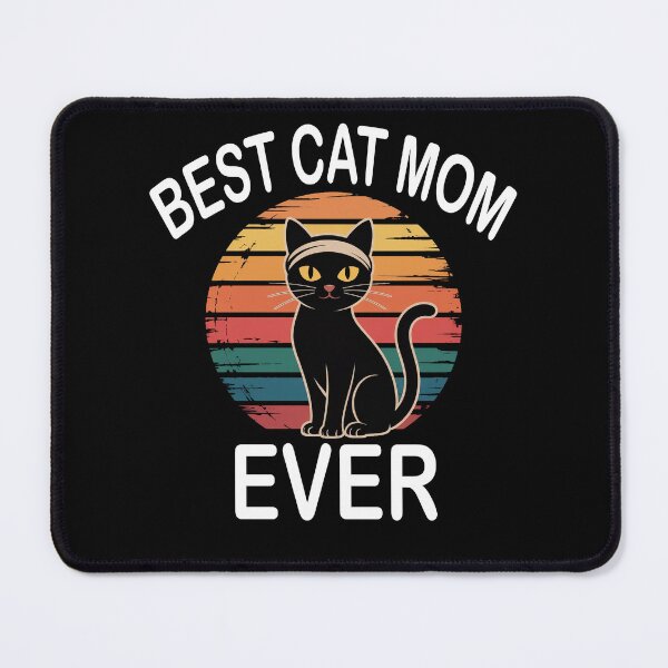 Item preview, Funny Cat Mom Gift Vintage Design designed and sold by QuiteOrbit.