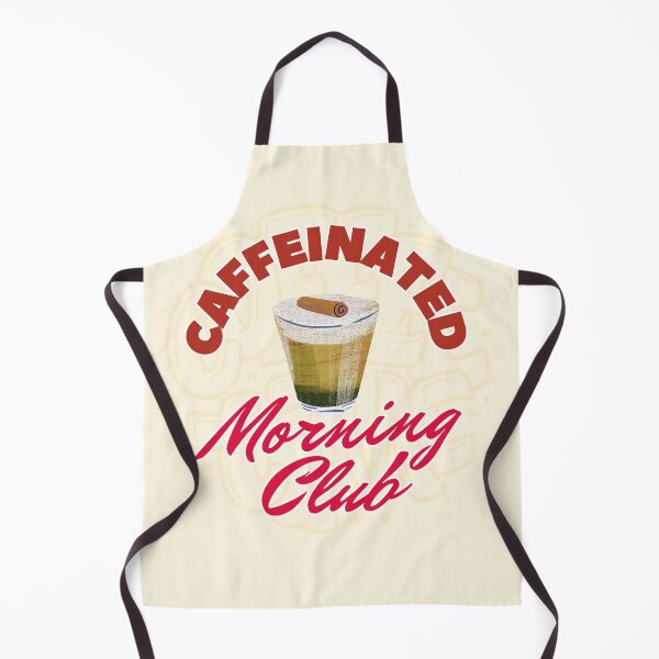 Item preview, Caffeinated Morning Club Iced Latte Coffee Art designed and sold by SilverSeaBKK.