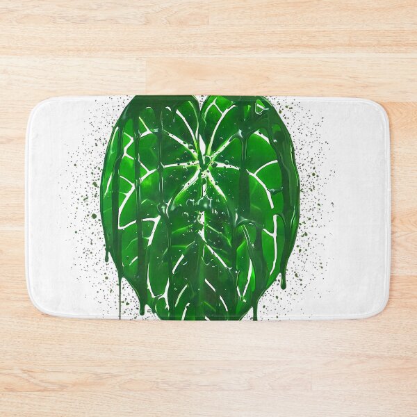 Item preview, Anthurium Leaf Art Green Drip Style Botanical  designed and sold by MichelLoveHaris.