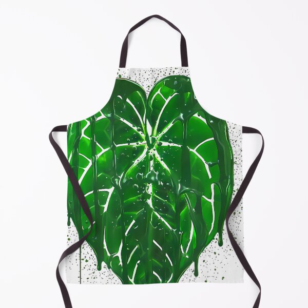 Item preview, Anthurium Leaf Art Green Drip Style Botanical designed and sold by MichelLoveHaris.