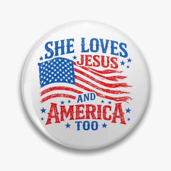 Artikelvorschau, Patriotische Christin, sie liebt Jesus und Amerika. entworfen und verkauft von To101ARt.