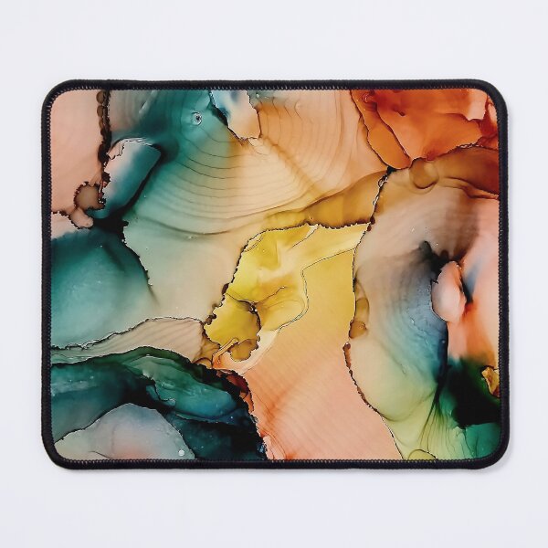 Item preview, Finding the Center – Abstract Alcohol Ink Fluid Art designed and sold by InnerCurrentCo.