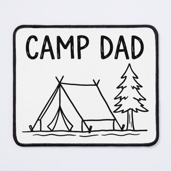 Item preview, Camp Dad black and white designed and sold by Wander & Create.