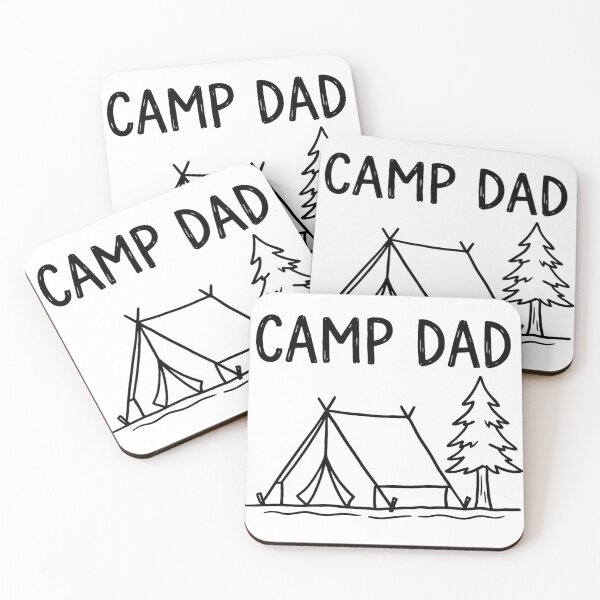 Item preview, Camp Dad black and white designed and sold by Wander & Create.