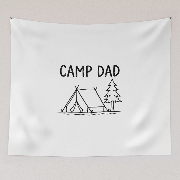 Item preview, Camp Dad black and white designed and sold by Wander & Create.