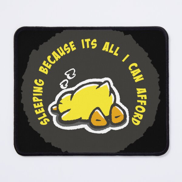 Item preview, Sleeping Because Its All I Can Afford designed and sold by Duck Up Daily.