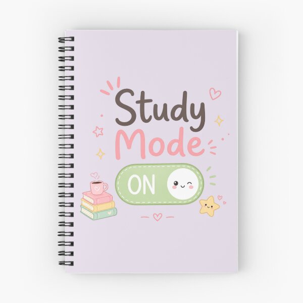 Item preview, Study Mode ON Cute Kawaii Student Motivation Design designed and sold by Sanika arts .