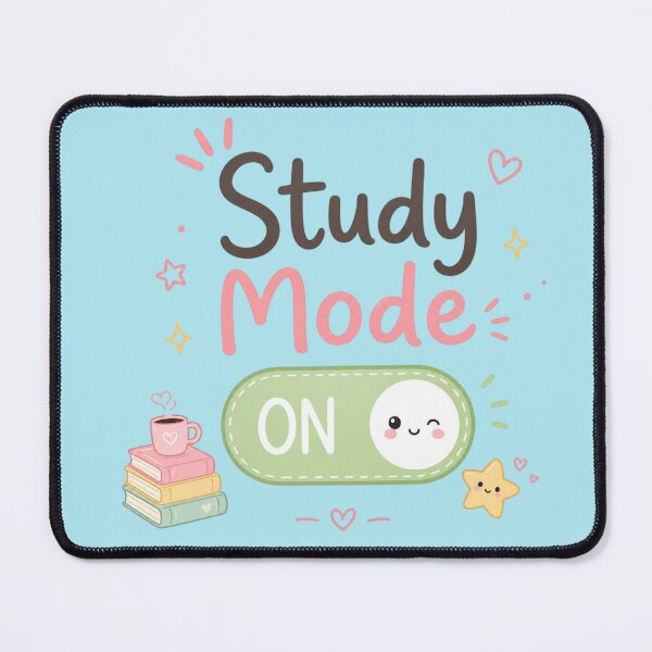 Item preview, Study Mode ON Cute Kawaii Student Motivation Design designed and sold by Sanika arts .