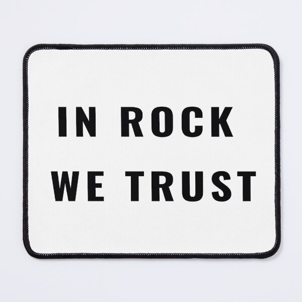 Artikelvorschau, „In Rock We Trust“-T-Shirt – Geschenk für Musikfans | Onkel Jichuan entworfen und verkauft von Uncle-Jichuan.