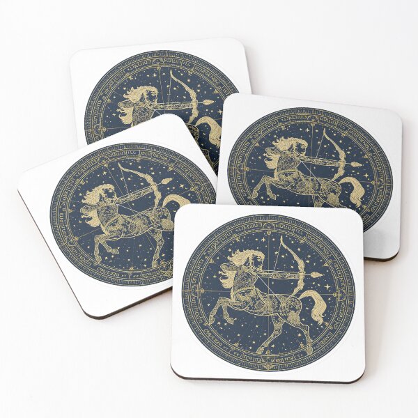 Item preview, Sagittarius Zodiac Celestial Centaur — Mystical Sticker designed and sold by KooksStudio.