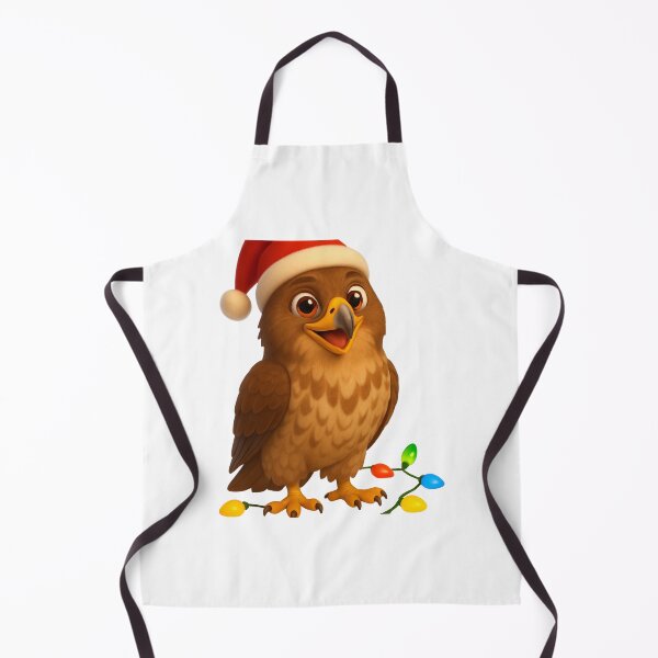 Item preview, Christmas Common Buzzard Hawk designed and sold by Sillytoe.