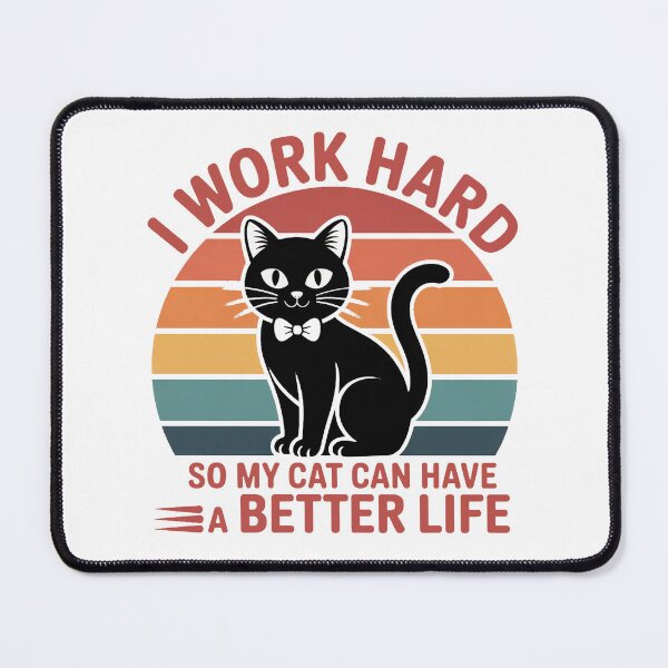 Item preview, Cute Black Cat Funny Saying Vintage designed and sold by QuiteOrbit.